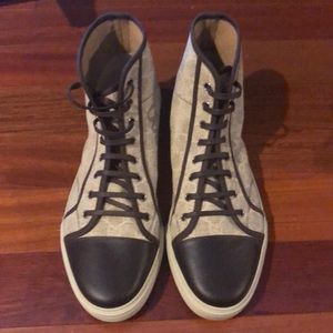 Gucci Canvas hi tops